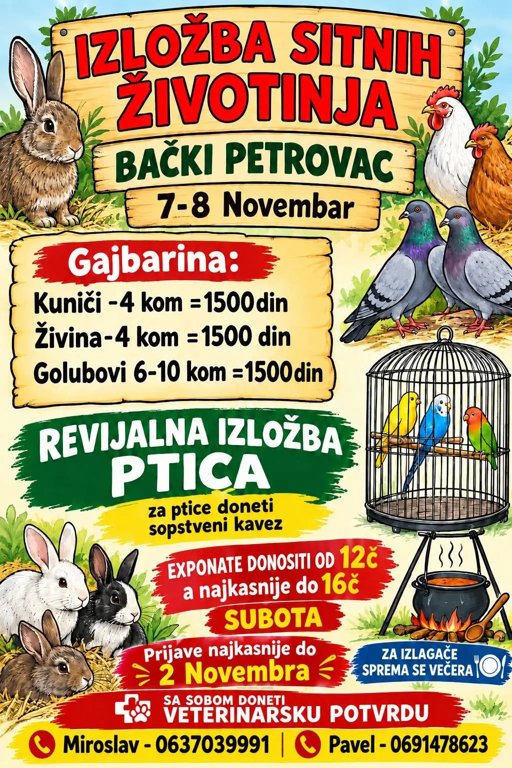 Berza sitnih životinja Bački Petrovac – 8. новембар 2026. (Bački Petrovac)