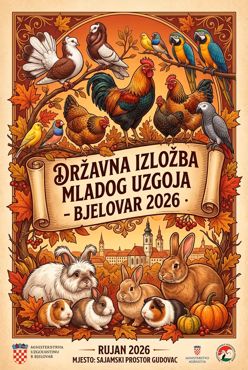 Small animal fair in Bjelovar – September 27, 2026 (Gudovac Fairgrounds)