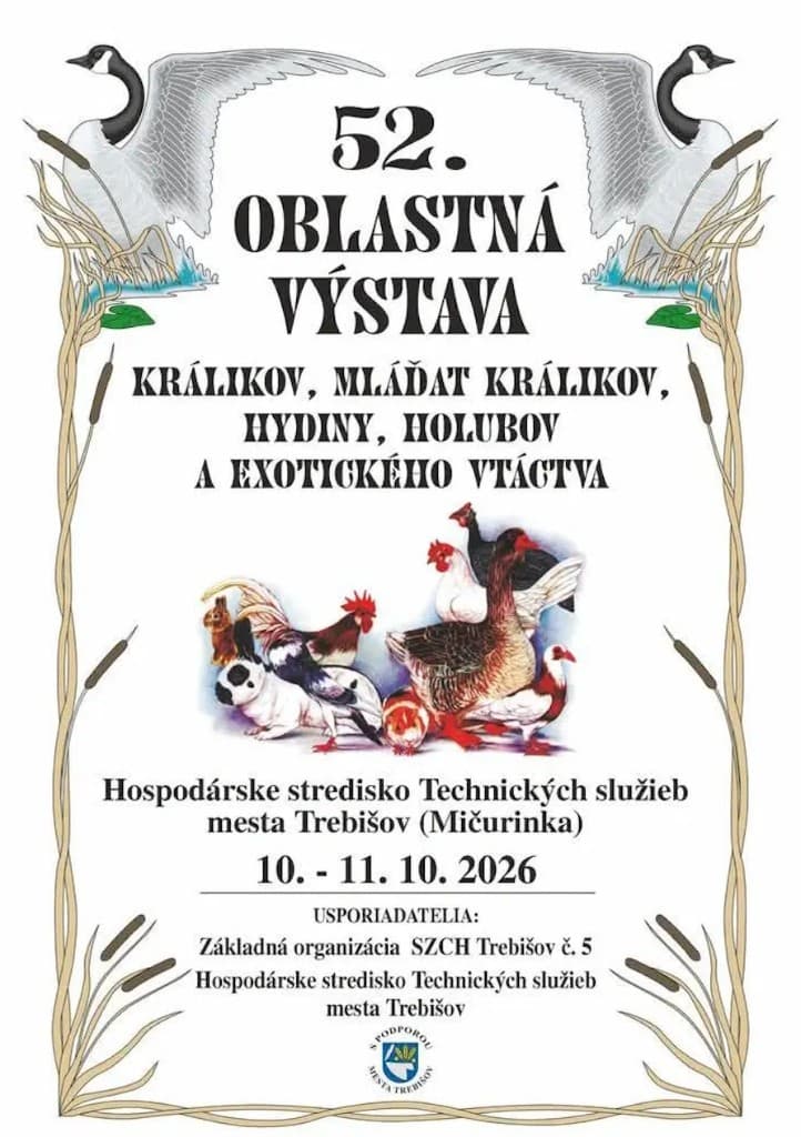 Berza sitnih životinja Trebišov – 11. октобар 2026. (Trebišov (Mičurinka))
