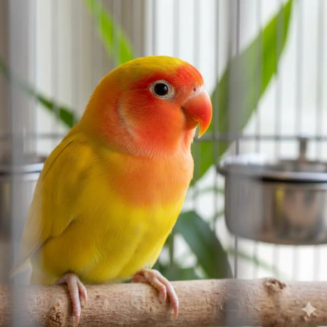 Rozenkolis (Lovebird) kao ljubimac – ishrana i poverenje