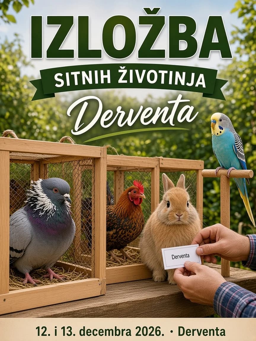 Small animal fair in Derventa – December 13, 2026 (Derventa)