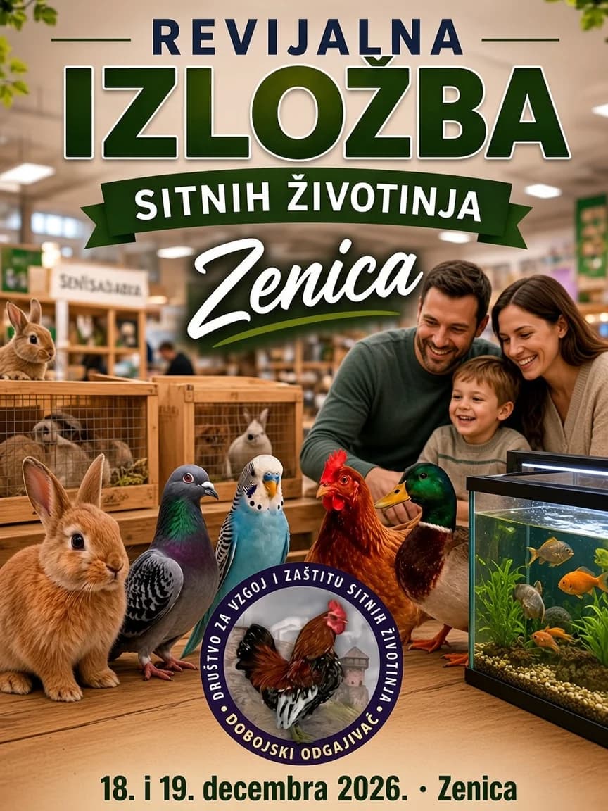 Small animal fair in Zenica – December 19, 2026 (Zenica)