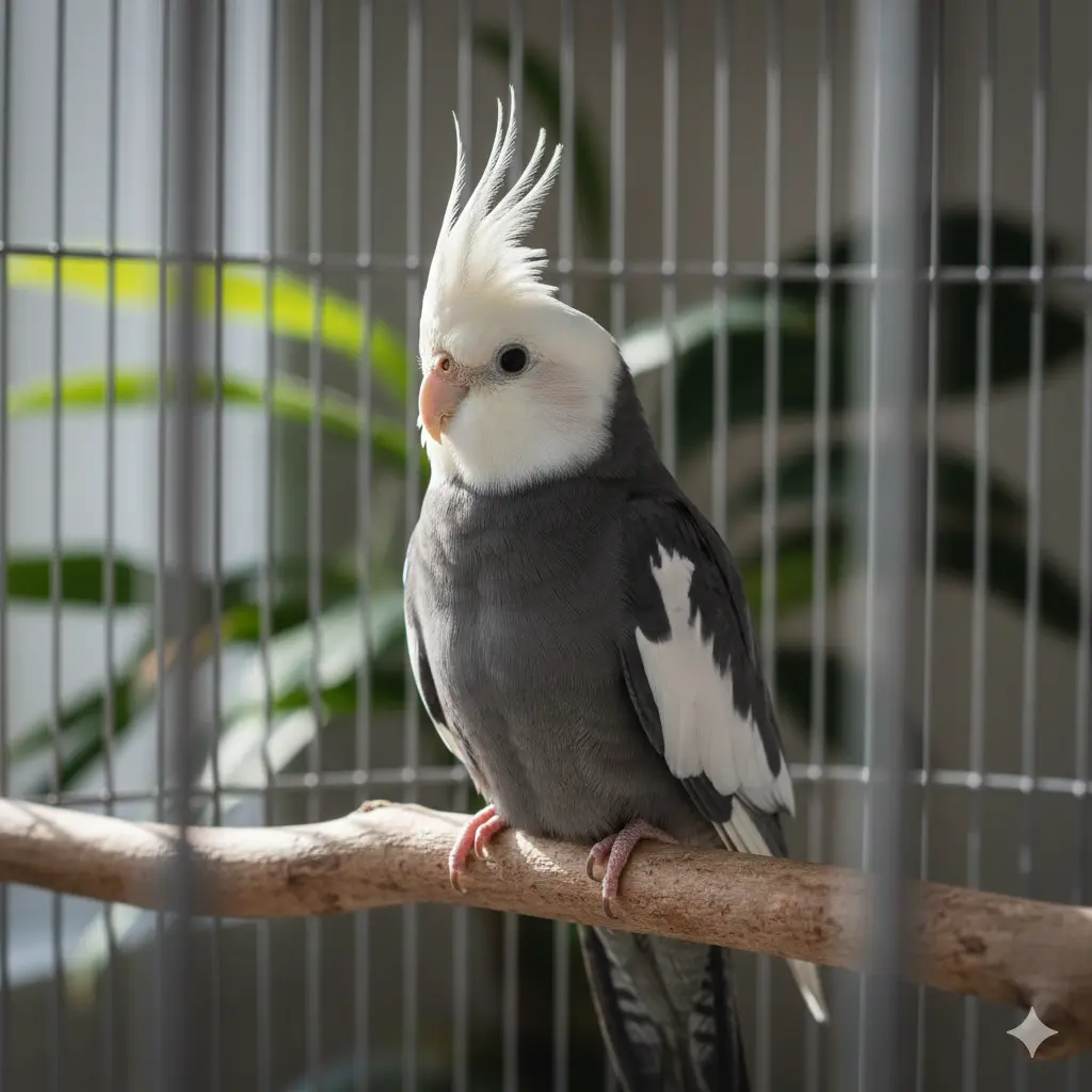 Papagaj Nimfa white face